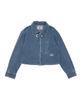 Deliccent Blue Jacquard Denim Jacket [Blue]