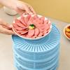 Stackable Mesh Food Cover with Lid Multi-Function Dome for Vegetables Dumplings Seafood Meat Space-Saving Kitchen Accessory