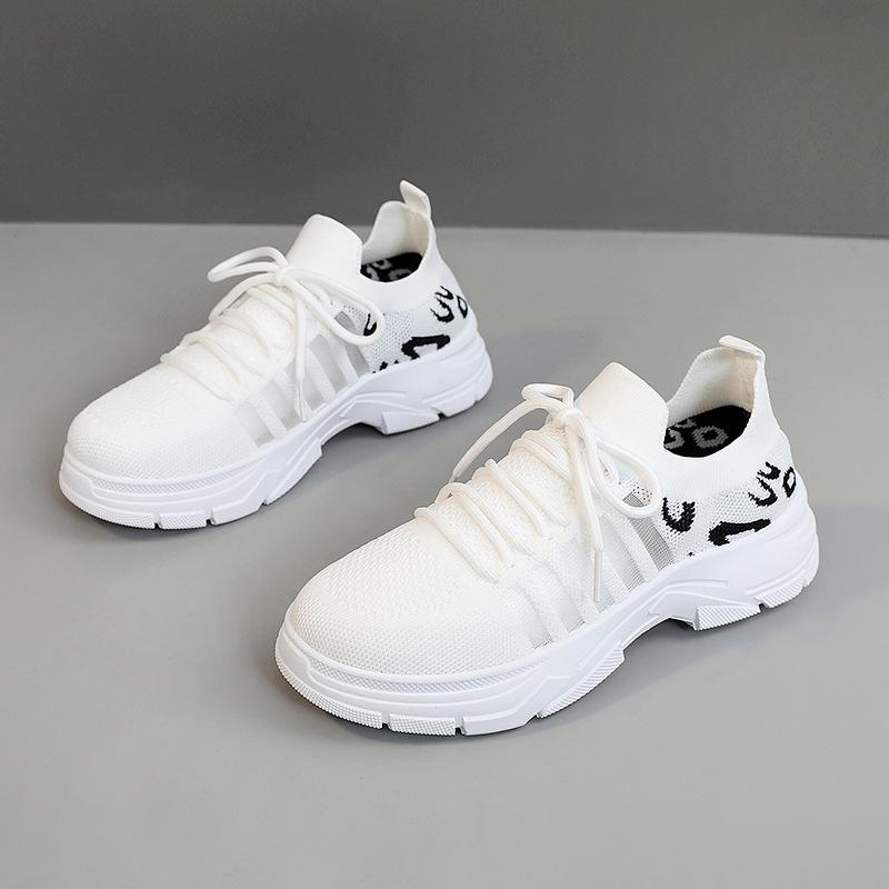 Fashion 2025 Summer New Mesh Shoes Hollow Breathable Platform Sneakers Women's Fashion Versatile Womens Casual Shoes Large Size 35-43