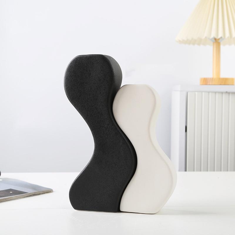 

2 шт./комплект цветочных ваз для сухоцветов керамические вазы для цветов набор для гостиной нестандартное украшение стола доступны несколько вариантов