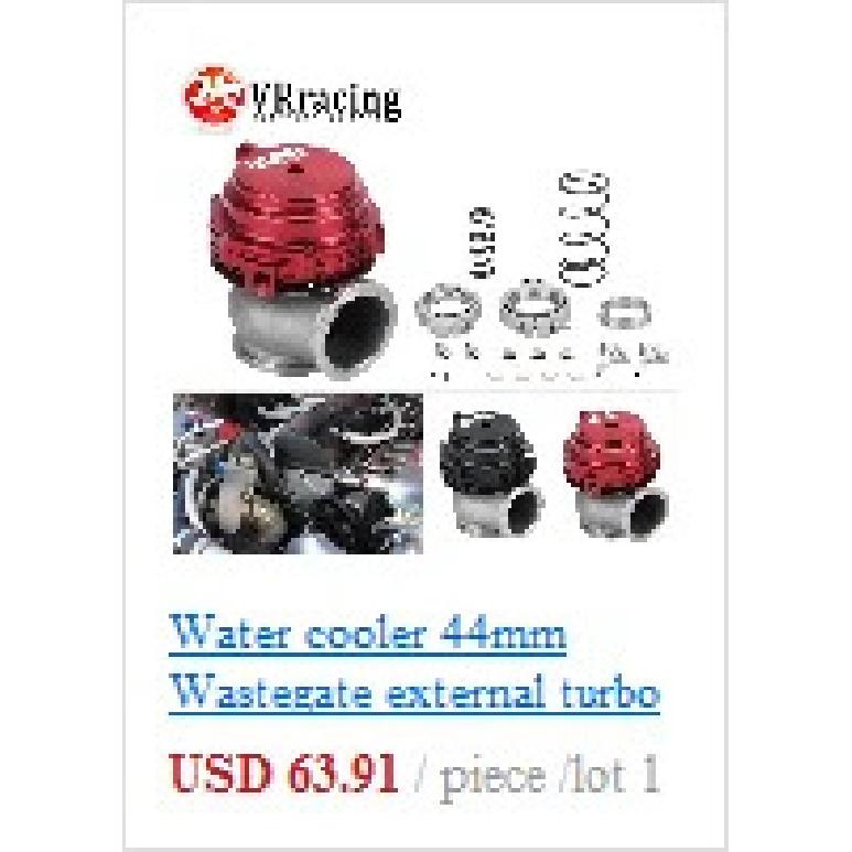 VR - GT II 60MM Adjustable Turbo Wastegate Black- V BAND For 1jzgte / SR20DET / JDM VR5891BK