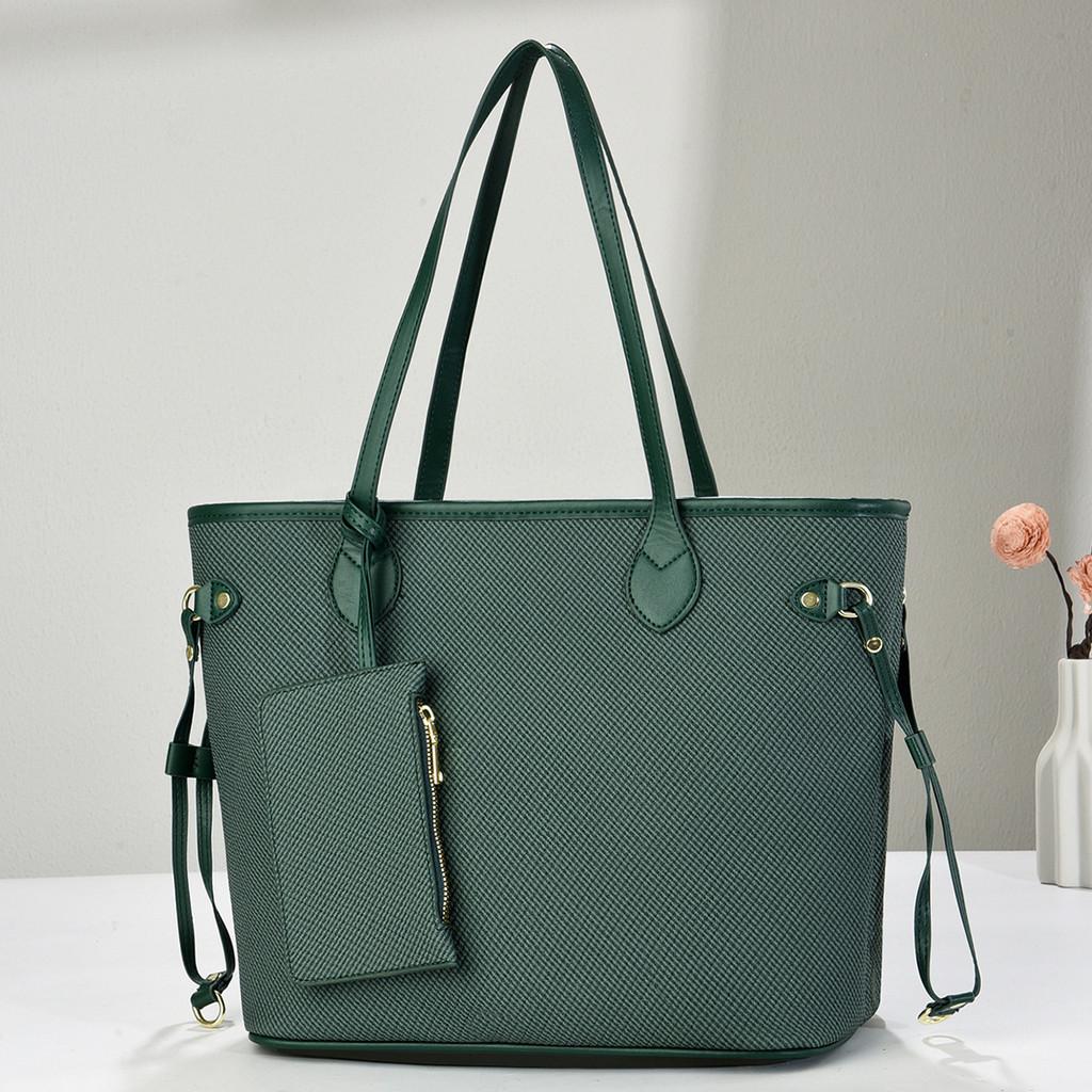 Simple Style Women Tote Bag With Interior Pockets And Durable Pu For Work And Casual
