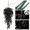 Plastic Artificial Eucalyptus Leaf Vine UV Resistant Faux Eucalyptus Leaf  Wedding Party Decor