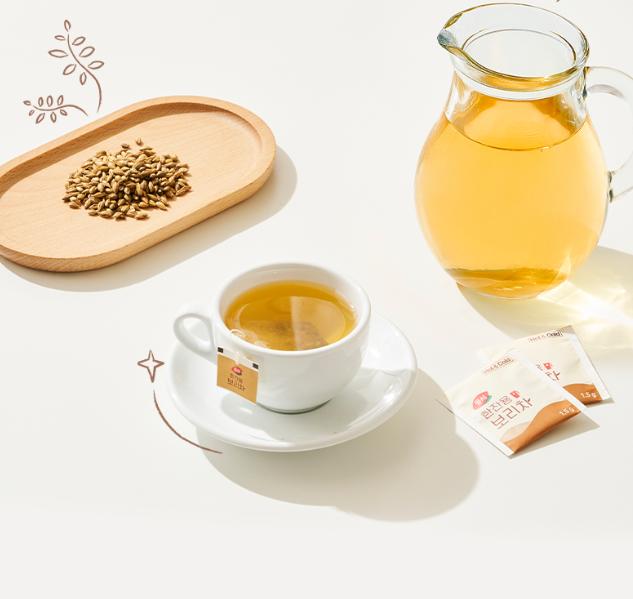 Dongsuh One Cup Barley Tea 100 Tea Bags | Traditional Korean Roasted Barley Tea