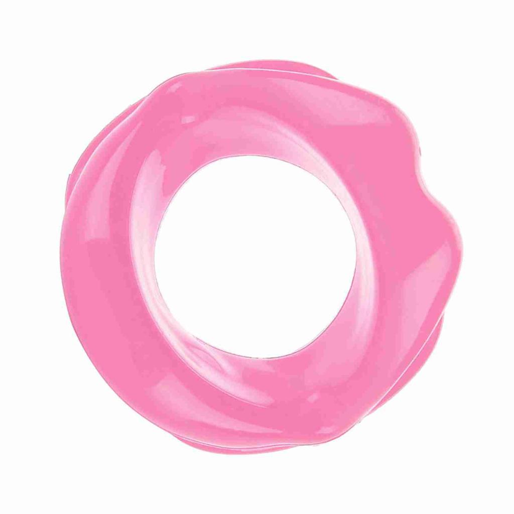 Silicone Face Lifting Lip Exerciser Mouth Muscle Tightener Tightening Anti Wrinkle Tool Pink