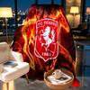 FC Twente Print Blanket - Soft & Comfortable, for Bedroom, Travel, Sofa, Home Decoration - Birthday Christmas Gift for Friend