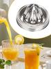Spremiagrumi Manuale Portatile in Acciaio Inossidabile per Limoni e Arance, Spremiagrumi Manuale, Spremiagrumi per Agrumi Riutilizzabile per Vaso a Bocca Larga
