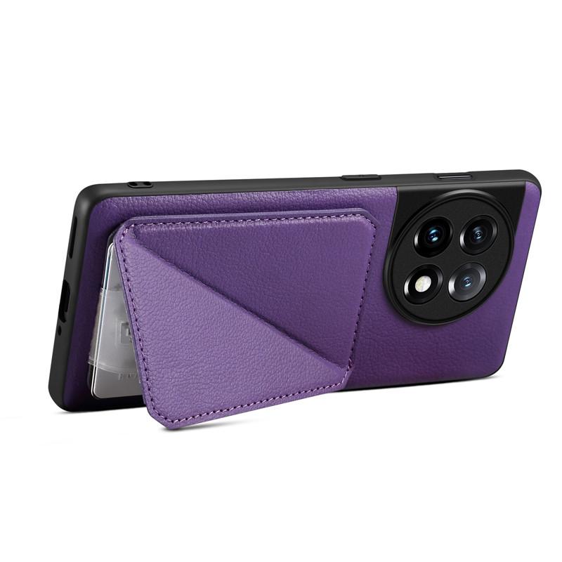Luxury Wallet Phone Case Card Stealth Holder Leather Magnetic Pocket Cover For Oneplus 12 11 Ace3 2 Pro 2V CE3 Lite Nord 3 N30