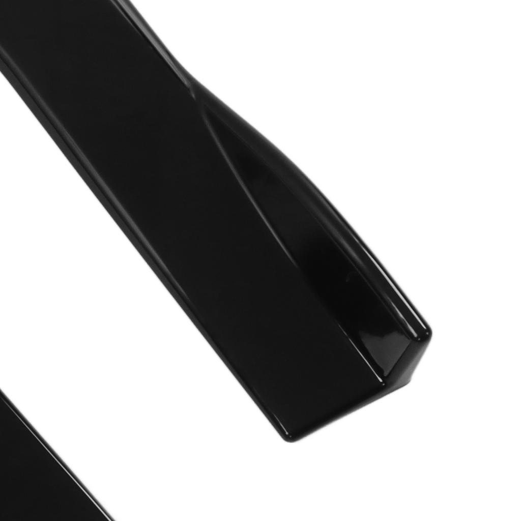 2 Stück Auto Stoßstange Hinten Lippe Diffusor Splitter Seitenschweller Canard oder mit Befestigungsschrauben