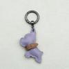 Animal Dog PU Leather Dog Hanger French Bulldog Bag Pendant Trendy Bulldog Keychain  Women