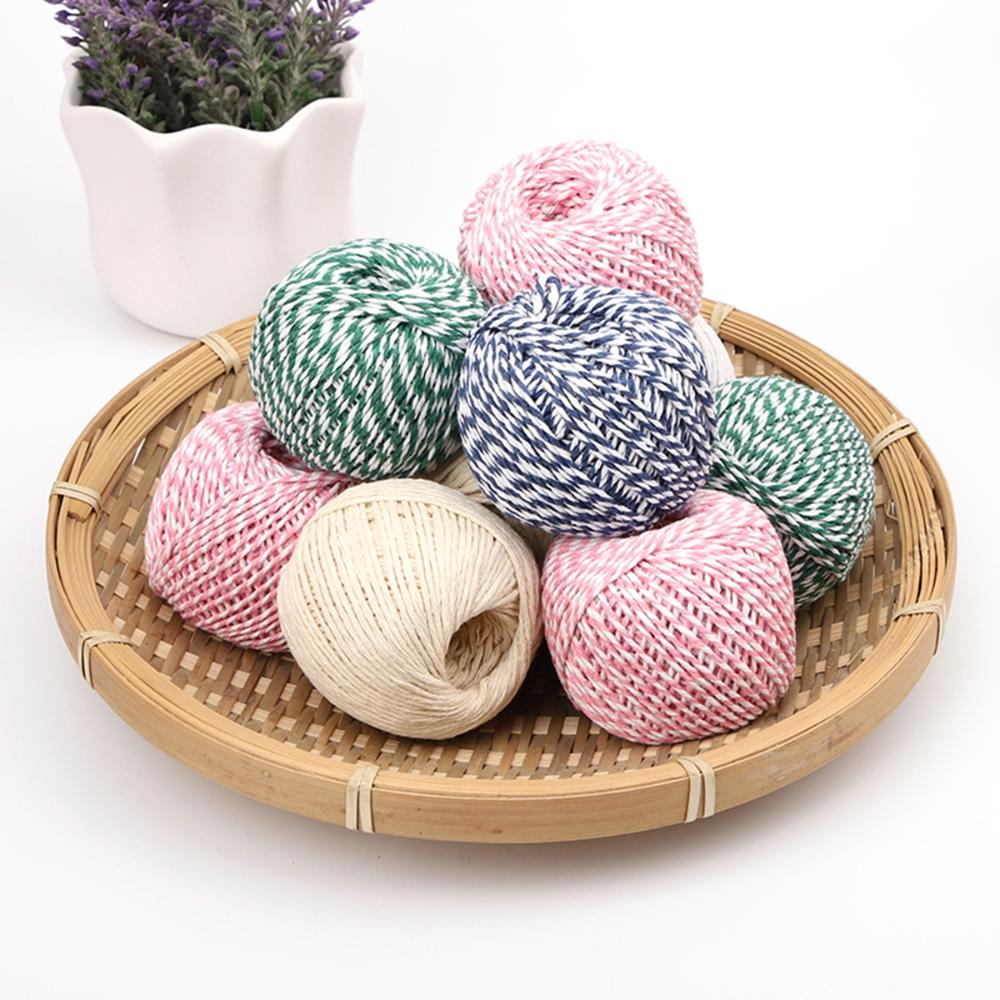 

100m Double Colors String Cord Wire Sewing Rope Cotton Thread