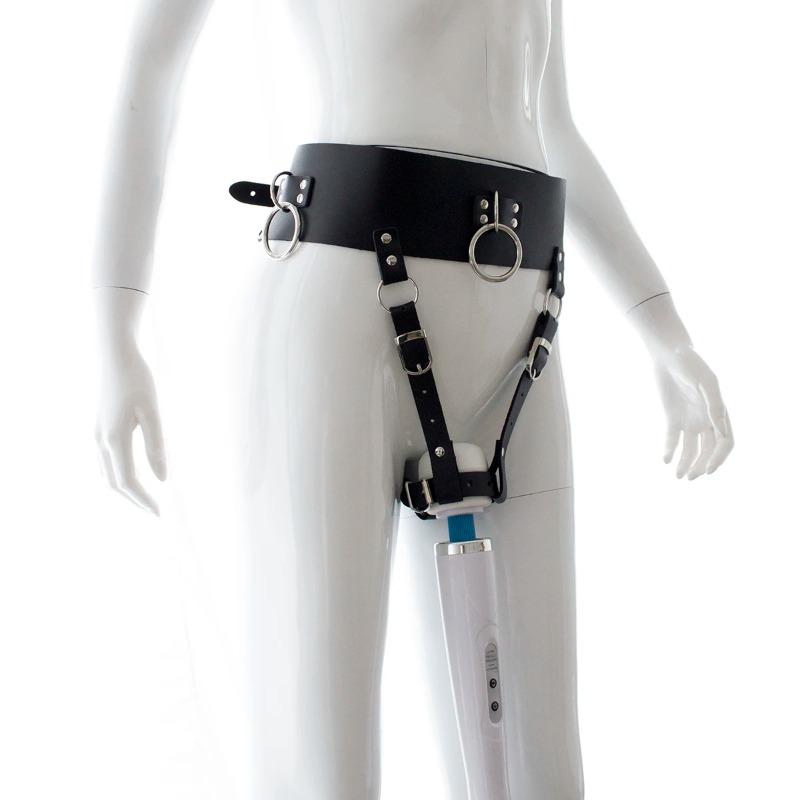 Uprząż BDSM dla Kobiet – Pas do Wymuszonego Orgazmu i Bielizna Dziewicza z Regulowanymi Paskami