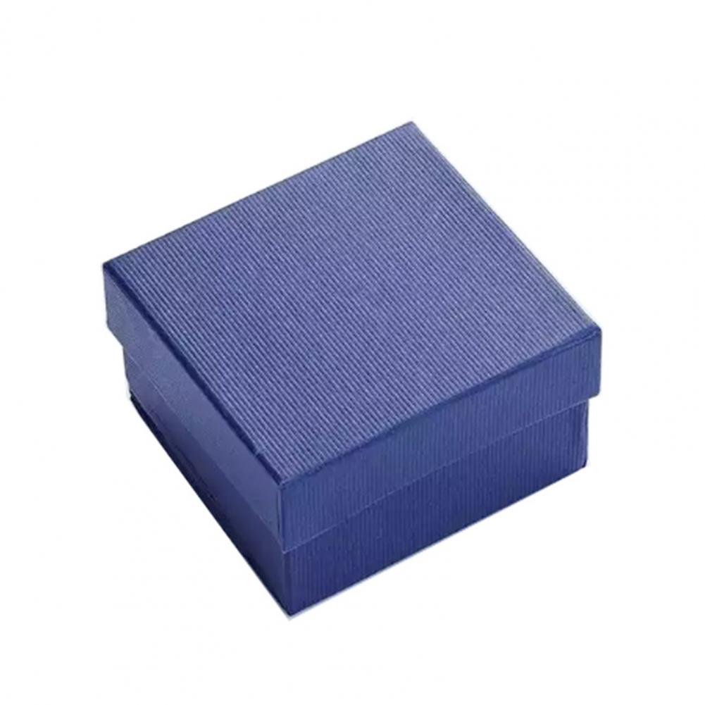 Jewelry Organizer Fine Texture Shockproof Display Cardboard Jewelry Storage Box   Gift Box  for Travel