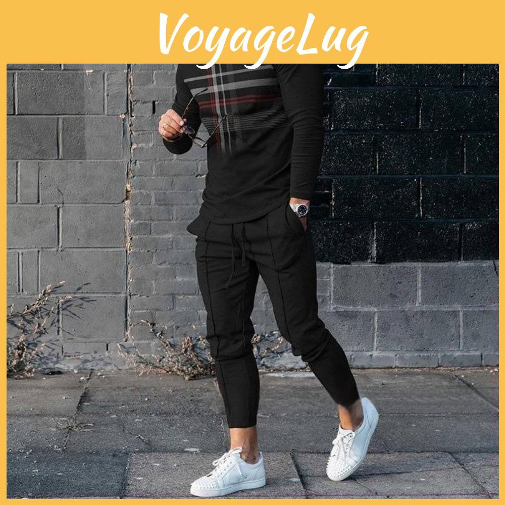 T Clothing Long Sleeve Mens Shirt Pants Sets O Neck Sweatshirt Suits Casual Tracksuits Oversized Tshirts Sweatpants Outfits