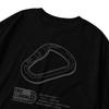 Seupeullaesikodeu Short Sleeve T-Shirt Black - Free Climbing