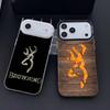 B-browning Handyhülle Farbe Silber Hülle Für IPhone 17 16 15 14 13 12 11 Pro Max Plus