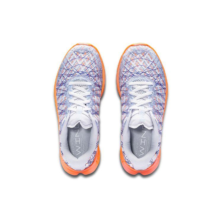 Under Armour Flow Velociti Wind Bequemes Mesh Low Top Trainingslaufschuhe Damen Sneaker Hellgrau 3025222-100
