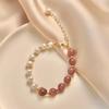 Elegant Baroque Natural Pearl Bracelet Female Luxury Zircon Pendant Fashion Girl Sweet Jewelry for Women