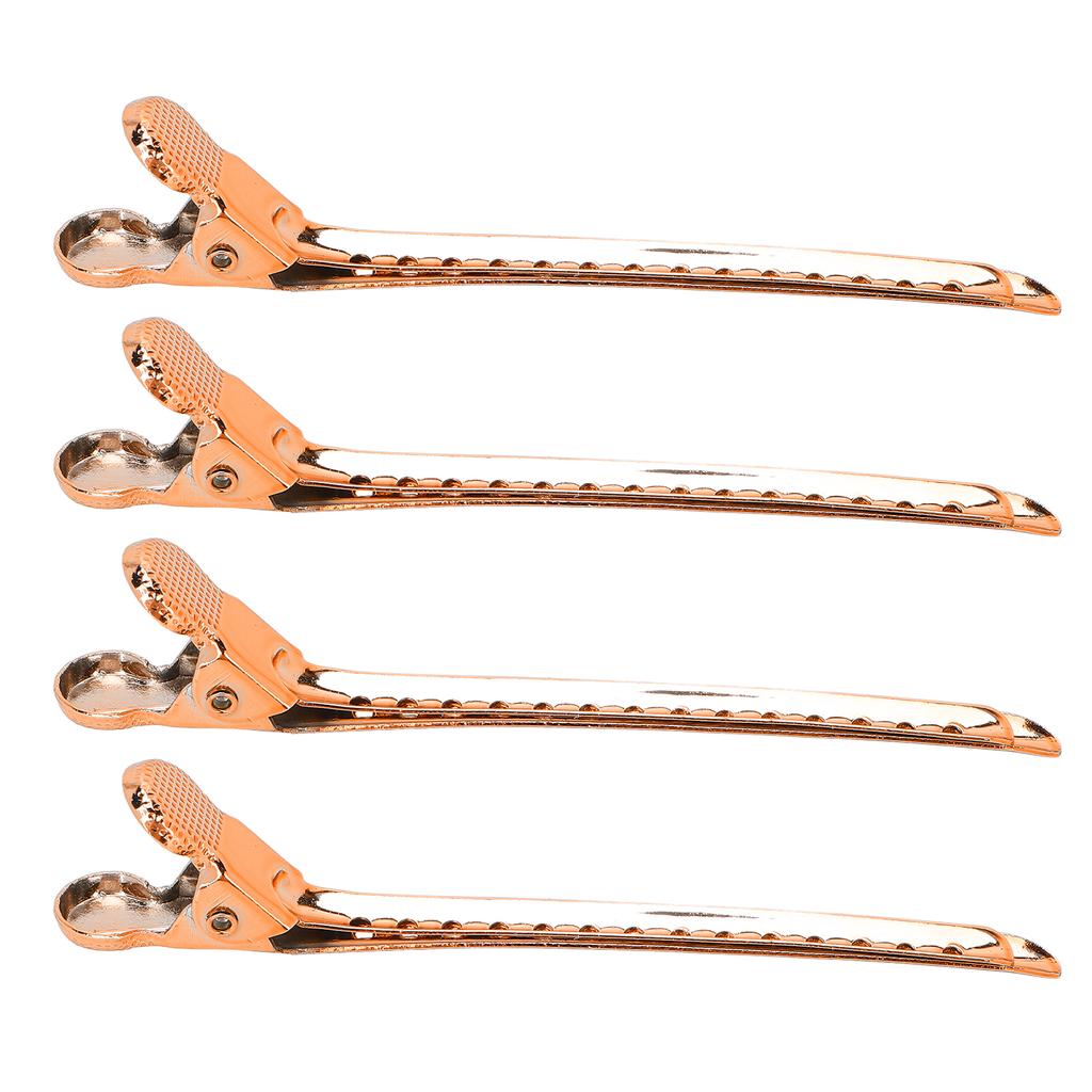 12pcs Duck Billed Hair Clips Large Opening Angle Tighter Clamping Force Convenient Practical Durable Hairstyle ToolRose