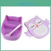 Adorable Owl Design Kids Bento Box With Premium Quality Materials And Utensils Included