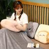 New Cute Cartoon Plush Pillow Portable Folding Sofa Back Cushion Multifunctional 3-in-1 Office Nap Cushion Blanket