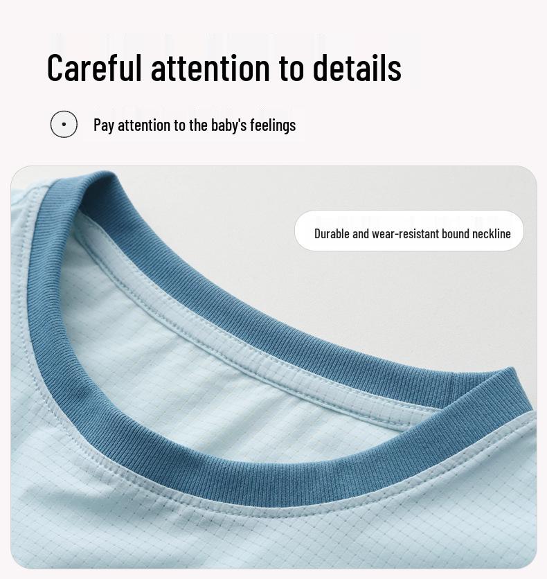 Kids' Mesh Short-Sleeve Quick-Dry T-shirt, Outdoor Casual Summer Top