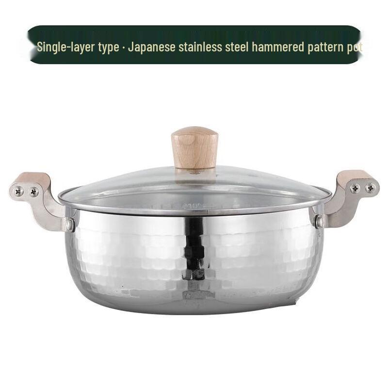 Balde 22cm Hammered 304 Stainless Steel Multi-Purpose Pot