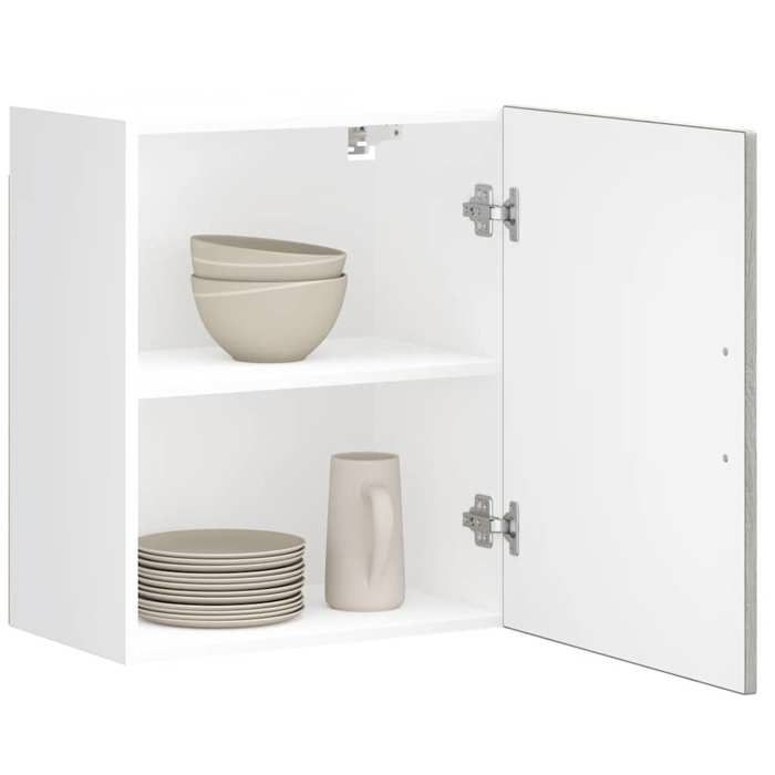 VidaXL Armoires murales de cuisine 2 pcs Porto sonoma gris, meuble mural de cuisine, armoire pour mur de cuisine, armoire 854050