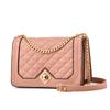 Diamond Chain Bag Fashion Women's Bag PU Soft Leather Small Square Bag Ladies Shoulder Messenger Bag