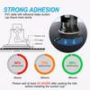 360° Mini Suction Car Mount with Extra Pad – Adjustable Holder for iPhone 14-17, Ultra Compact Dashboard Stand