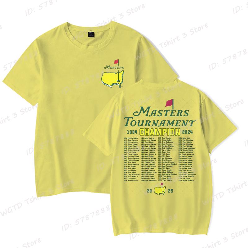 

The Masters Golf Tournament Augusta National Champions of Golf T-Shirt for Men Women Graphic T Shirts Fashion Unisex Tees Tops 3XL