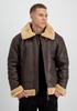 Зимняя куртка Alpha Industries B3 FL Jacket (143106) B-3 Faux Leather Vintage (143106-250) коричневый