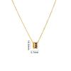 Simple Round Butterfly Zircon Pendant Necklace Stainless Steel Fashion Geometric Choker Jewelry Party Gifts For Women Girls