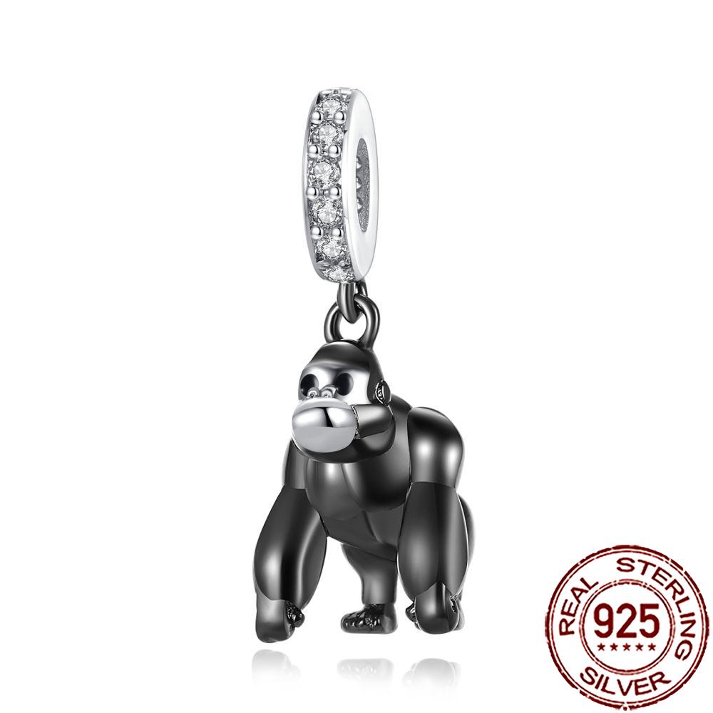 New Charms Copper Cat Dog Flamingo Chameleon Axolotl Animal Beads Fit Bracelet Necklace Women Diy Jewelry