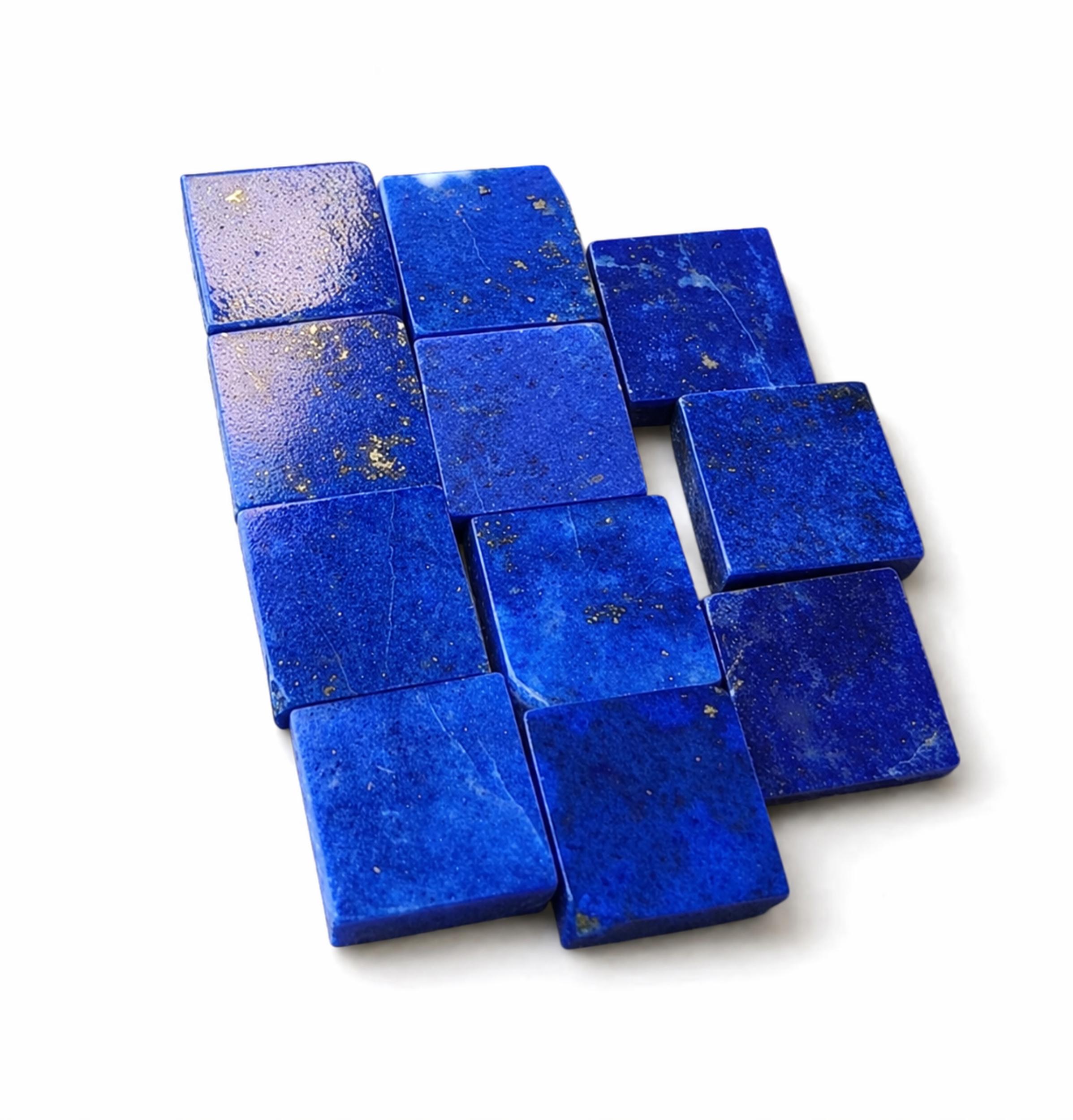 AAA Lapis Lazuli Square Cabochon Gemstone Calibrated Flat Back Loose Stone Natural Blue Lapis Jewelry Making Supply Cabochon 5mm синий