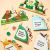 Baby Early Education Cloth Book 3D Touch Interactive Book Anti-Tear Toy Book Montessori Sensory Toys 0-6 Months Babies
