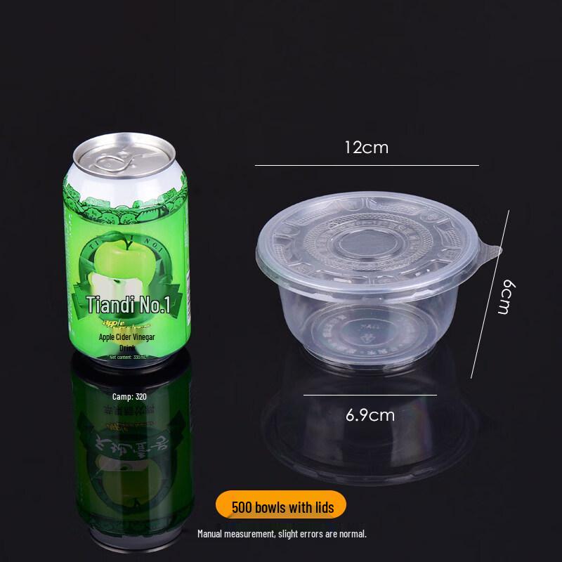 Disposable Plastic Takeaway Bowls 501mL-1000mL