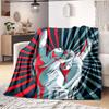 1PC Musical Elements Printed Blanket, All Season Lightweight Home Office Outdoor Nap Multifunctional Blanket A10