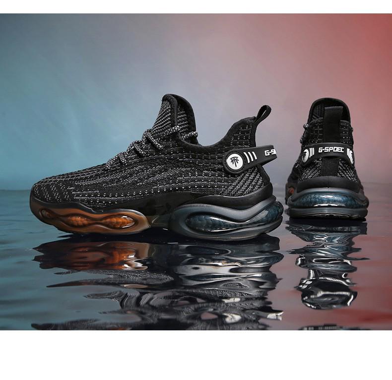 Herren Kokosnuss Schuhe: Herbst Trend 2025, Schwarze Dicke Sohle, Höhensteigernd, Lässige Sport-Laufschuhe