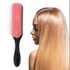 9-Rows Detangling Hair Brush Denman Detangler Hairbrush Scalp Massager Straight Curly Wet Removable DIY Hair Comb Brush