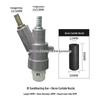 Type B Boron Carbide Sandblasting Nozzle for Manual & Automatic Rust Removal Machines