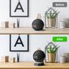 Desktop Holder Table Stand Silicone Base Cable Bracket Compatible For Amazon Echo Dot 5th/4th