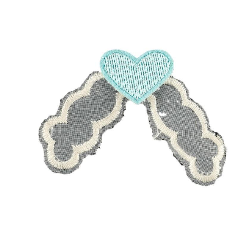 Duoku Original Love Cloth Label Accessories Socks Shoes And Hats Hair Accessories Lace Hairpin Accessories Headgear Brooch Embroidery Sticker