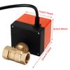 Motorized Electric 2-Way Brass Ball Valve Dn20 Ac 220V 3 Wire Actuator Cable