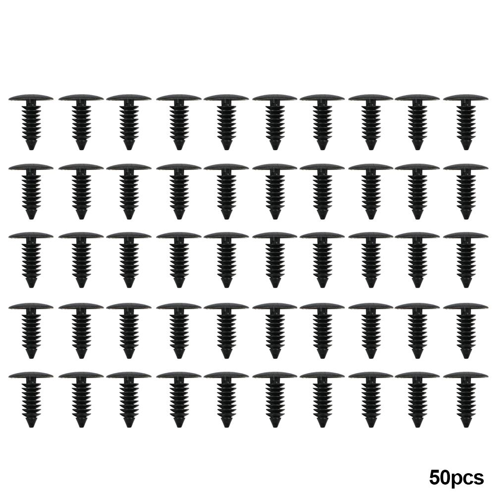 

20/50 шт. 8 мм автомобильный крепеж заклепка Push in 8 мм багажник автомобиля крыша отделка панель крепеж зажим крыло бампер щиток фиксатор зажим универсальный 50PCS