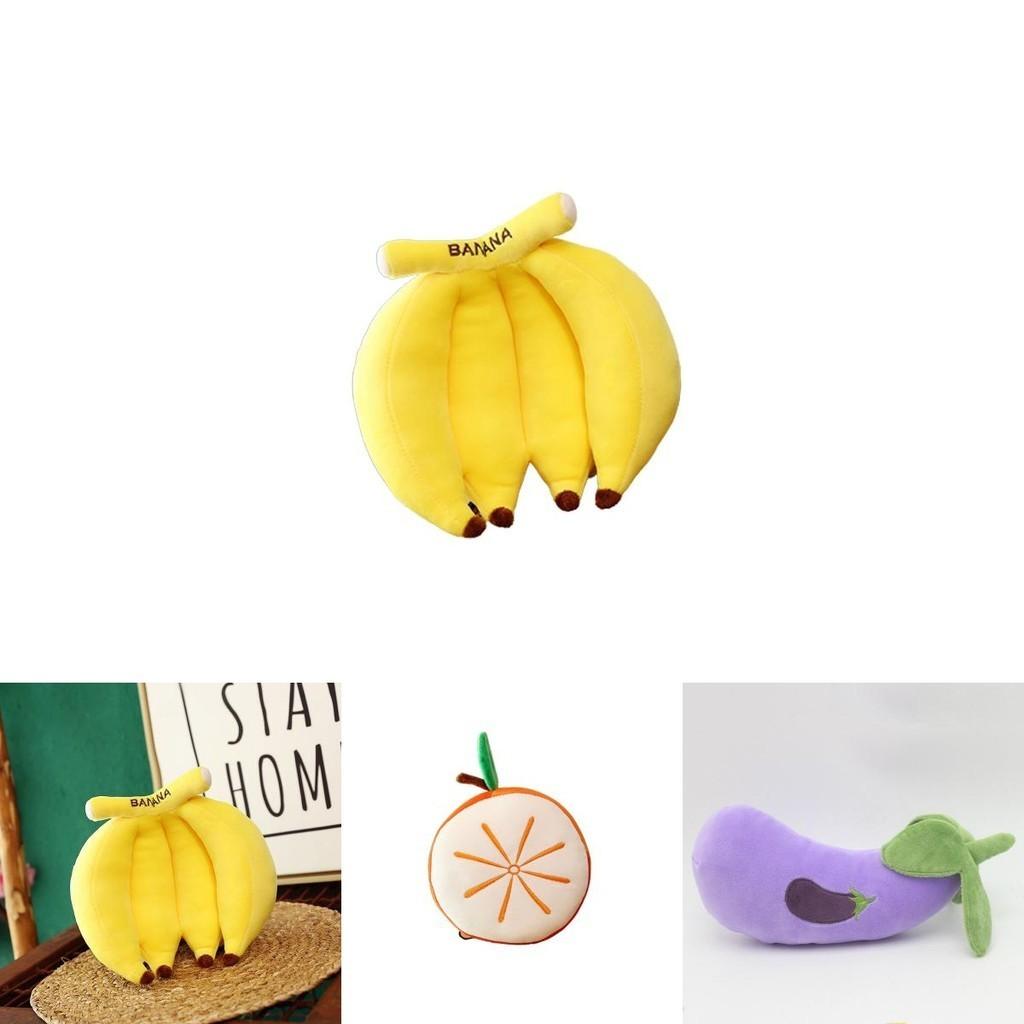High-quality Fruit Vegetable Plush Dolls With Keychain Adorable Comfortable Realistic