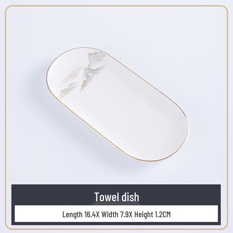 Ru Han Chaoyang Strong Bone China Towel Dish