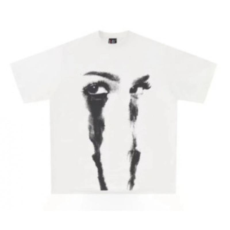 New hip-hop street short-sleeved summer creative bottoming shirt pure cotton T-shirt