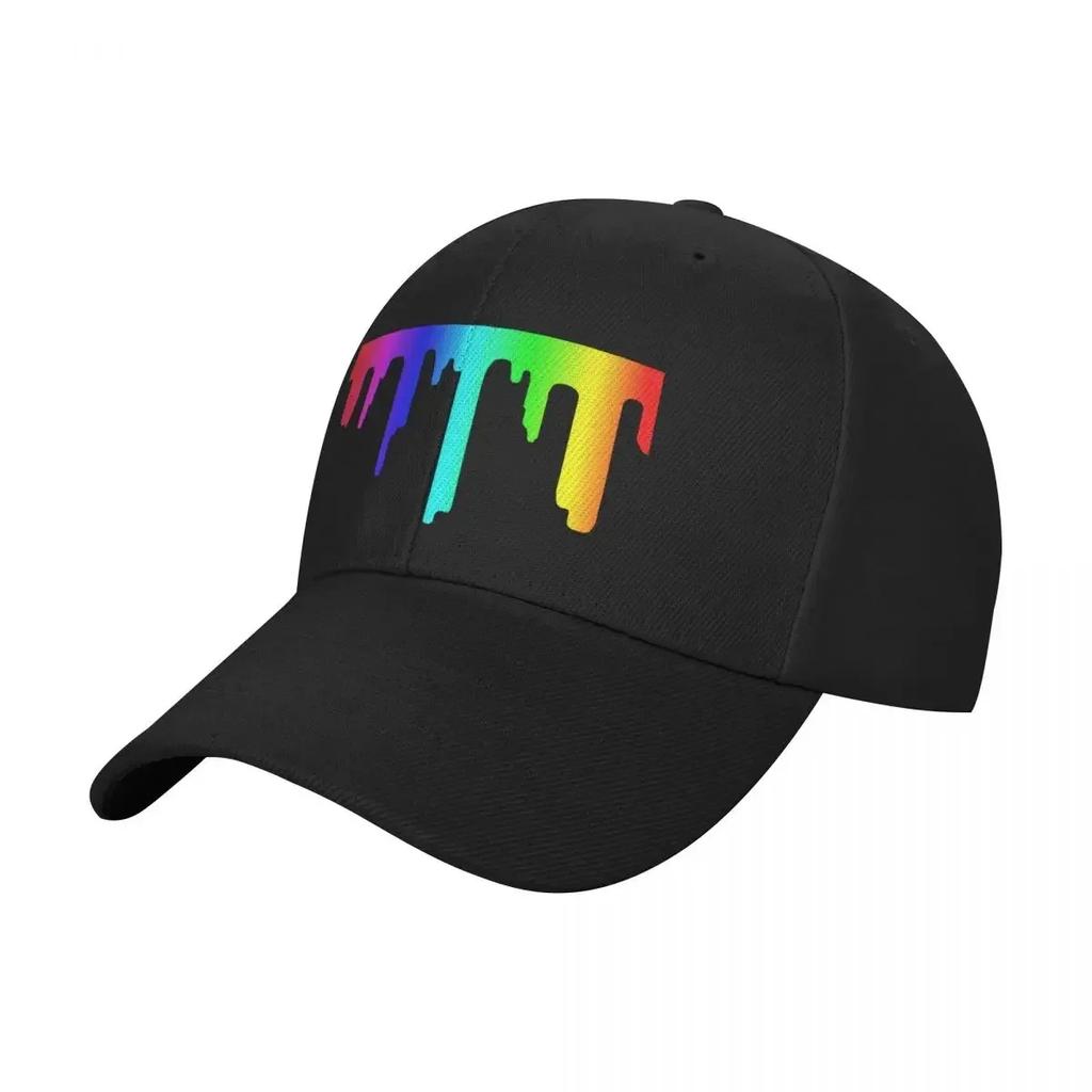 Rainbow Paint Drip Baseball Cap Sun Hat For Children Brand Unisex Cap Dad Hat Unisexs Tennis Womens