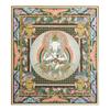 Buddhist Painting Colored Paper Dainichi Nyorai